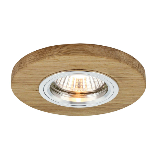 LED-kohdevalaisin Sirion, Ø 10 cm, tammi