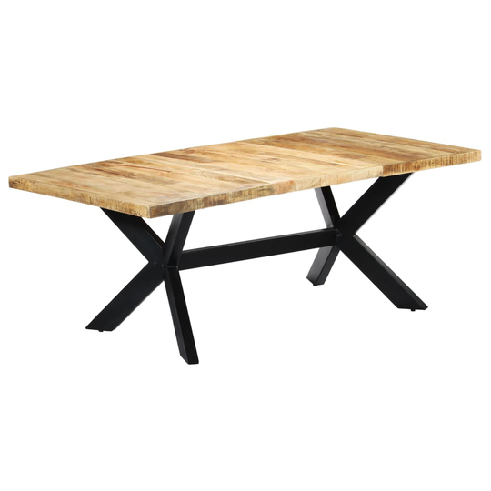 vidaXL Ruokapöytä mangopuu 200x100x75