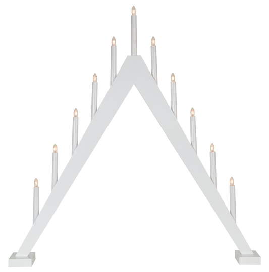 Trill 11L träljusstake 79cm (valkoinen)