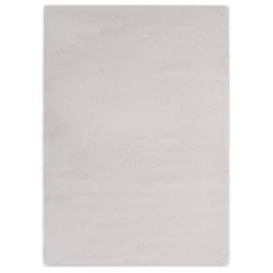 vidaXL Matto 160x230 cm jäniksen tekonahka harmaa