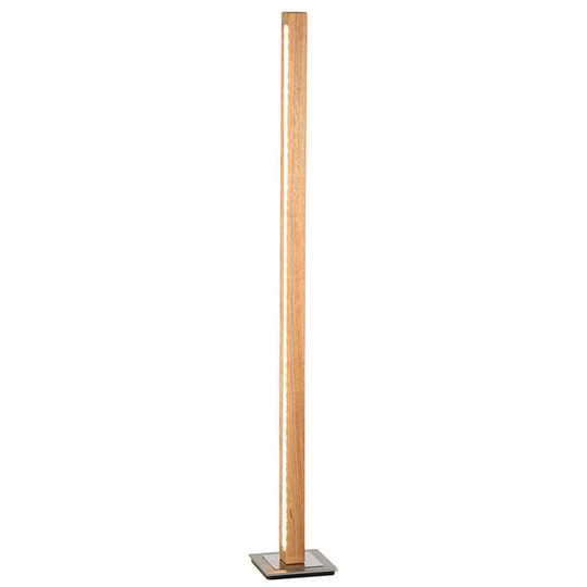 HerzBlut Leonora -LED-lattiavalo 122,5 cm, tammi