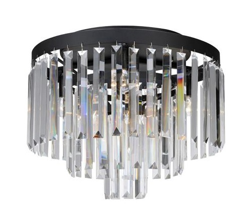 Ventimiglia ceiling light 42cm (musta)