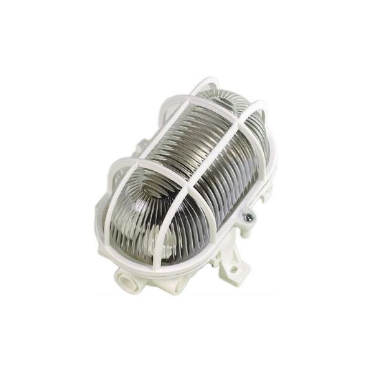 Gelia 110010200 Ristikkovalaisin soikea, 60W, IP44 Valkoinen