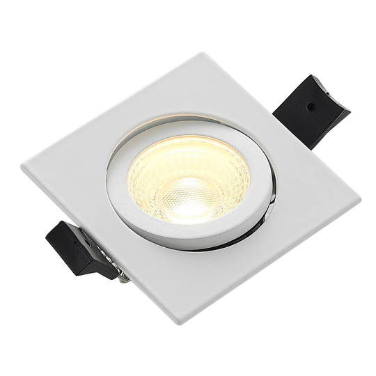 Arcchio Dacio LED-alasvalo kulmikas 36° IP65 4W