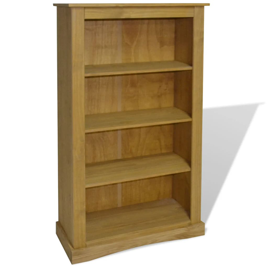 vidaXL Kirjahylly 4 tasoa Meksikon mänty Corona Range 81x29x150 cm