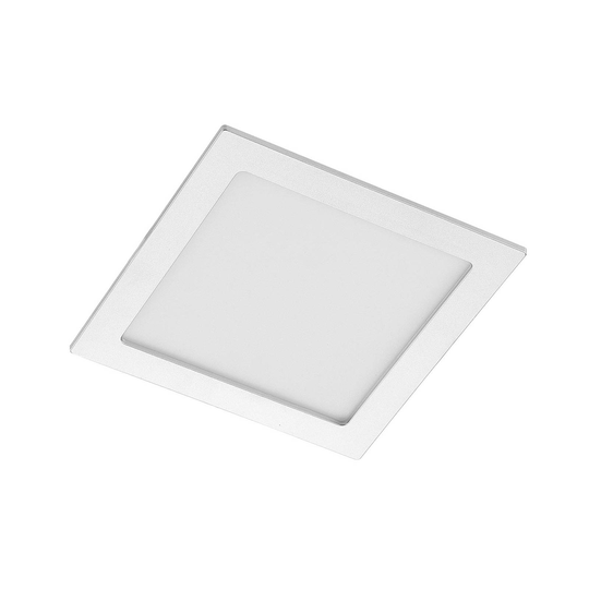 Prios Helina -LED-uppovalo, hopea, 22 cm, 18 W