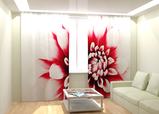 Kuvaverhot DAHLIA 300x260 cm