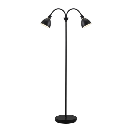Ray floor lamp double (musta)