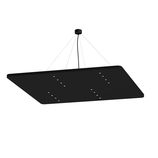 LEDWORKS Sono-LED Square 16-riippuv. 940 38° musta