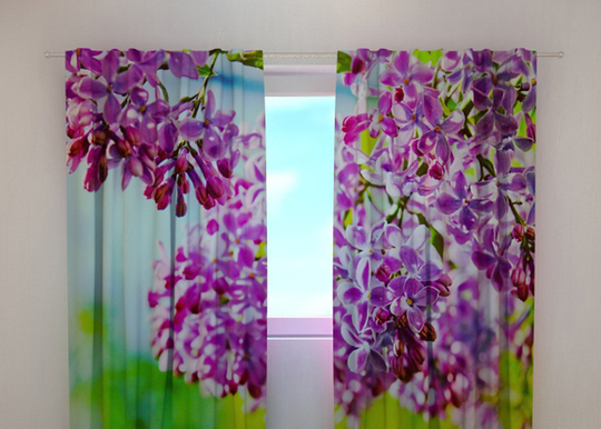 Pimentävä verho LILAC MAY 240x220 cm