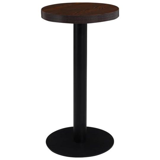 vidaXL Bistropöytä tummanruskea 40 cm MDF