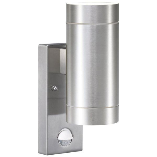 Nordlux TIN 21519129 Julkisivuvalaisin anturi, GU10, IP54 60W, alumiini