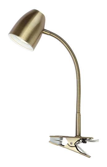 Sandnes clamp lamp (antiikki messinki)