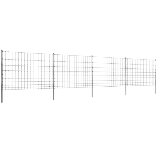 vidaXL Step-In Aita tolpilla sinkattu rauta 50 m 120/10/15