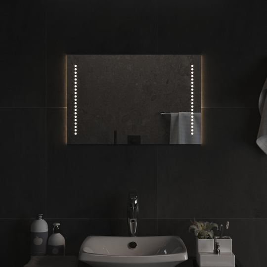 vidaXL Kylpyhuoneen LED-peili 40x60 cm