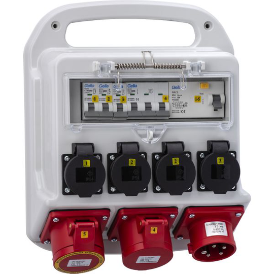 Gelia 4024690821 Työmaakeskus 16 A, IP44