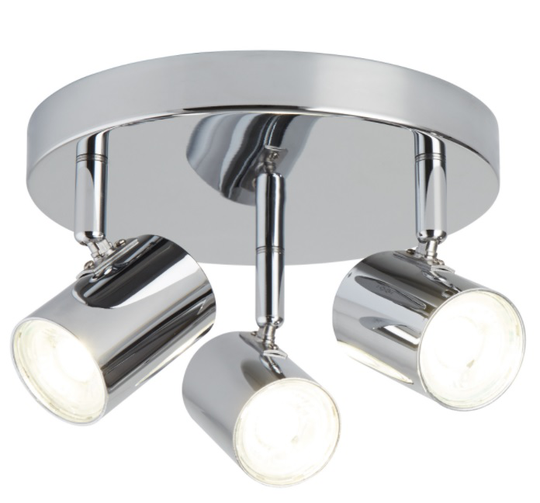 Rollo 3-spot ceiling light (Kromattu / kiillotettu)