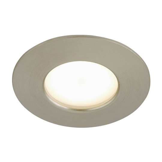 Felia - LED-uppovalaisin IP44 nikkeli matta
