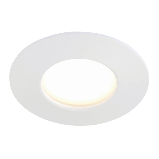 Valkoinen Felia-LED-uppovalaisin, IP44