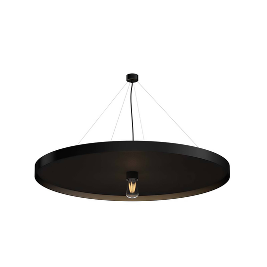 LEDWORKS Sono-LED Round E27 riippuvalo musta kehys