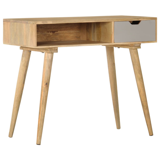 vidaXL Konsolipöytä 89x44x76 cm täysi mangopuu