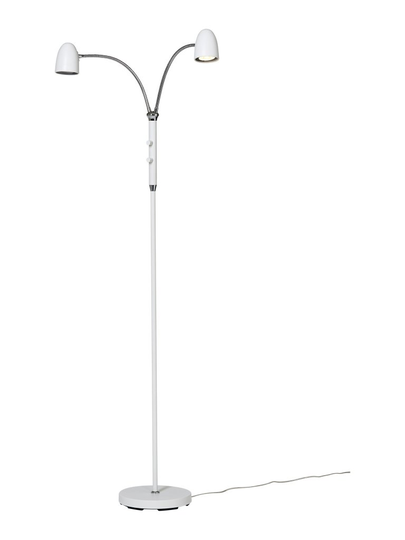 Koster dubbel floor lamp (valkoinen)