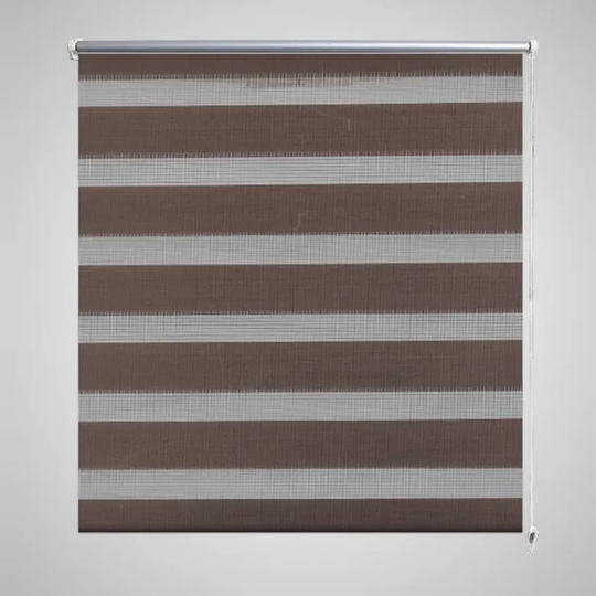 Zebra rullakaihdin 70 x 120 cm kahvinruskea