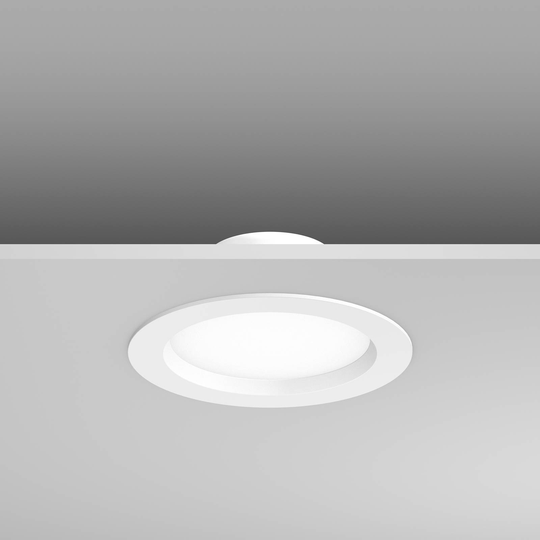 RZB HB 801-LED-uppovalo alasvalo IP54 Ø 19 cm 16 W