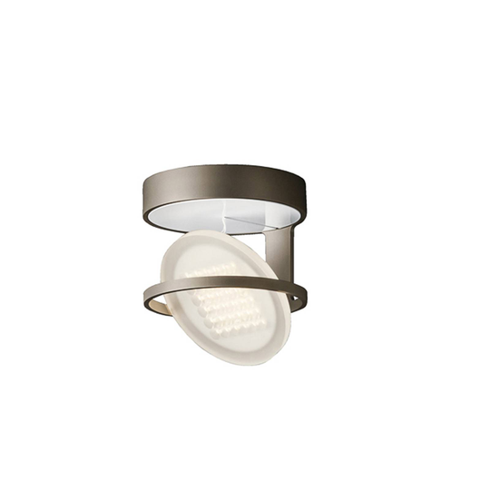Nimbus Rim R 49 -LED-kattovalo Ø 21cm 927 harmaa