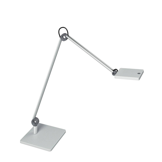 LED-pöytälamppu PARA.MI FTL 108 R hopea 940