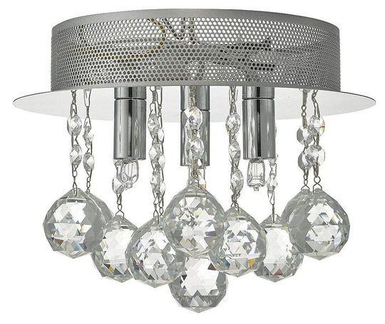 Crystal ceiling 25cm (Kromattu / kiillotettu)