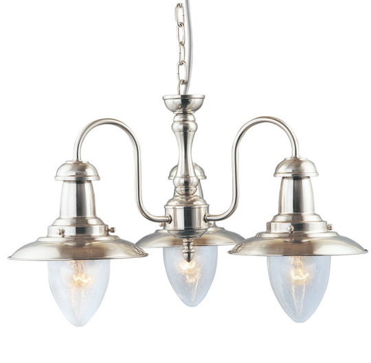 Fisherman ceiling light (Harjattu teräs)