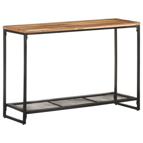 vidaXL Konsolipöytä 110x35x75 cm täysi akaasiapuu