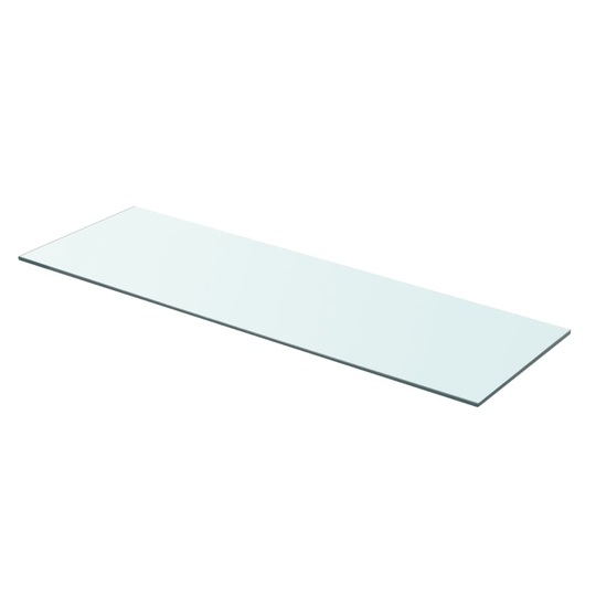 vidaXL Hyllypaneeli Kirkas lasi 80x25 cm