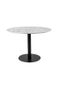 Dining Table Bolzano. Marble top with black base