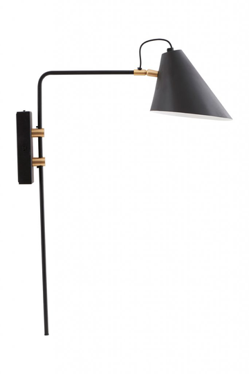 Club single wall light (musta)