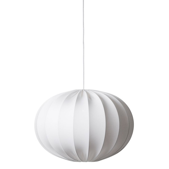 Boll 65cm bomull taklampa (valkoinen)
