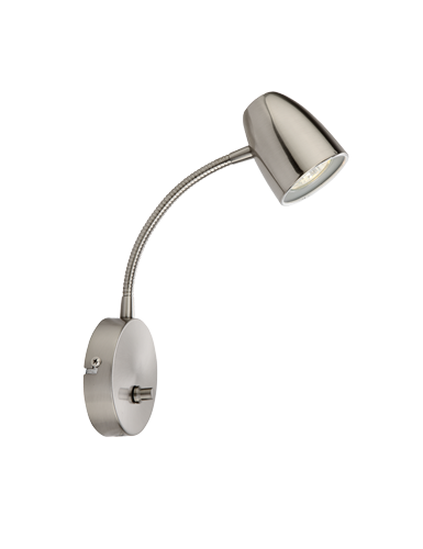 Sandnes reading lamp (Harjattu teräs)
