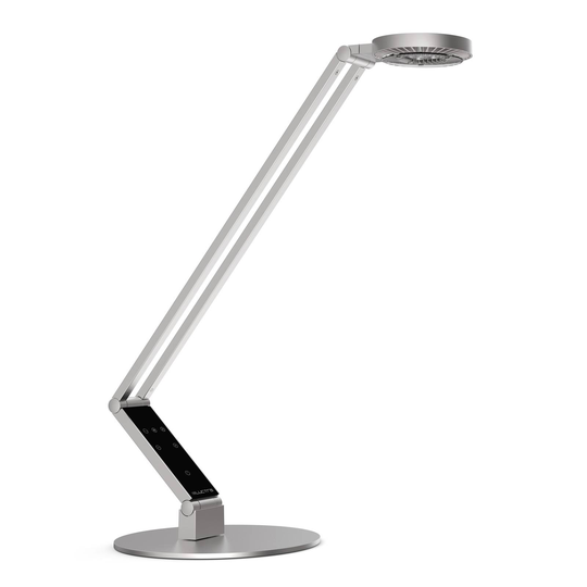 Luctra Table Radial LED-pöytälamppu jalka alumiini