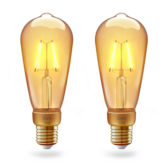 Innr-LED-lamppu E27 filament Edison 2.200K 4,2W, 2