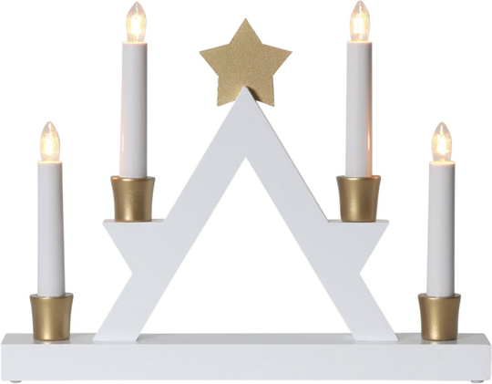 Julle candlestick 4L (valkoinen)