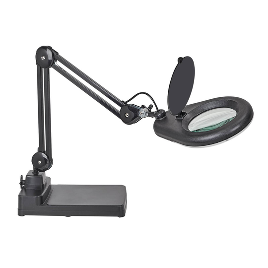 LED-suurennuslasivalaisin MAULviso musta