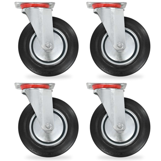 vidaXL Rullapyörät 24 kpl 200 mm