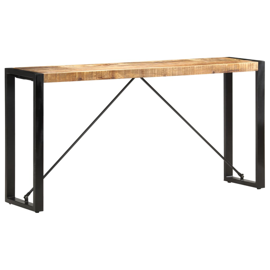 vidaXL Konsolipöytä 150x35x76 cm täysi mangopuu