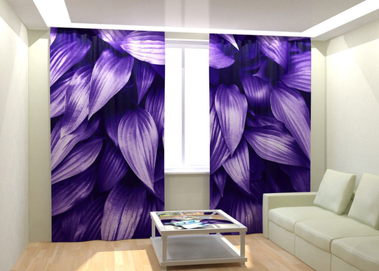 Kuvaverhot PURPLE LEAVES 300x260 cm