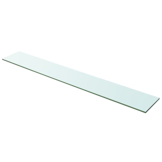 vidaXL Hyllypaneeli Kirkas Lasi 100x15 cm