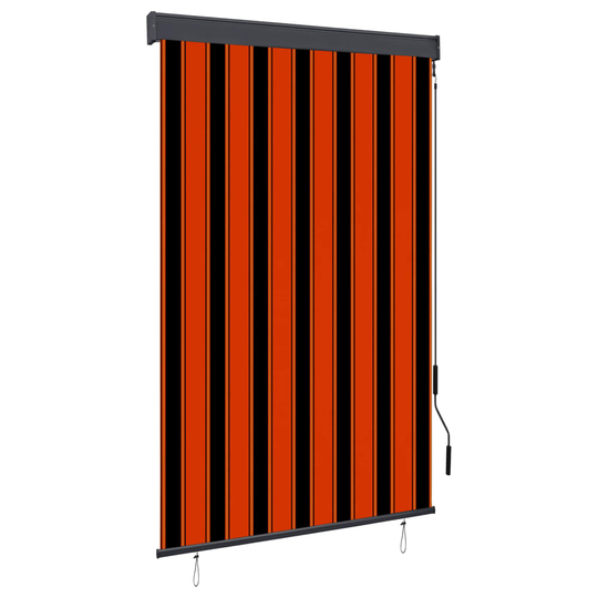 vidaXL Ulkorullaverho 120x250 cm oranssi ja ruskea