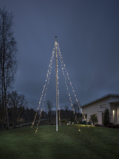 Flaggstångsslinga De Luxe (Kirkas / läpinäkyvä)