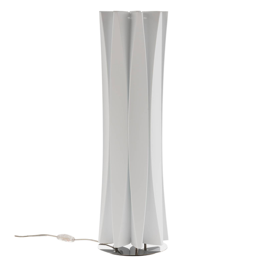 Slamp Bach -pöytävalaisin, korkeus 73 cm valkoinen