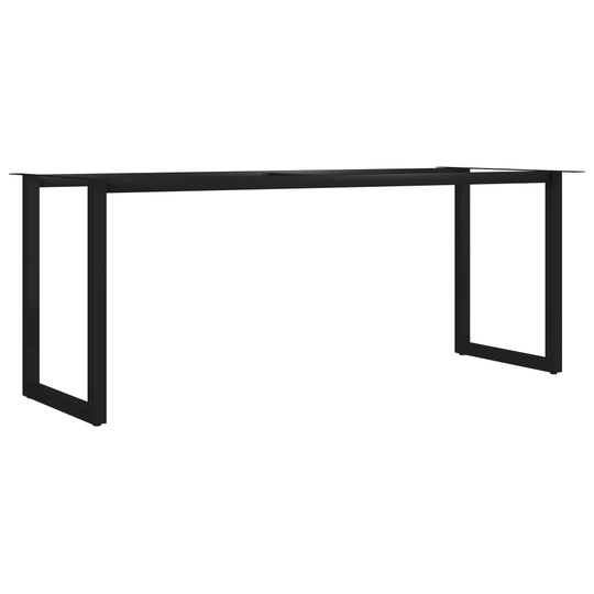 vidaXL Ruokapöydän jalat O-runko 200x80x72 cm